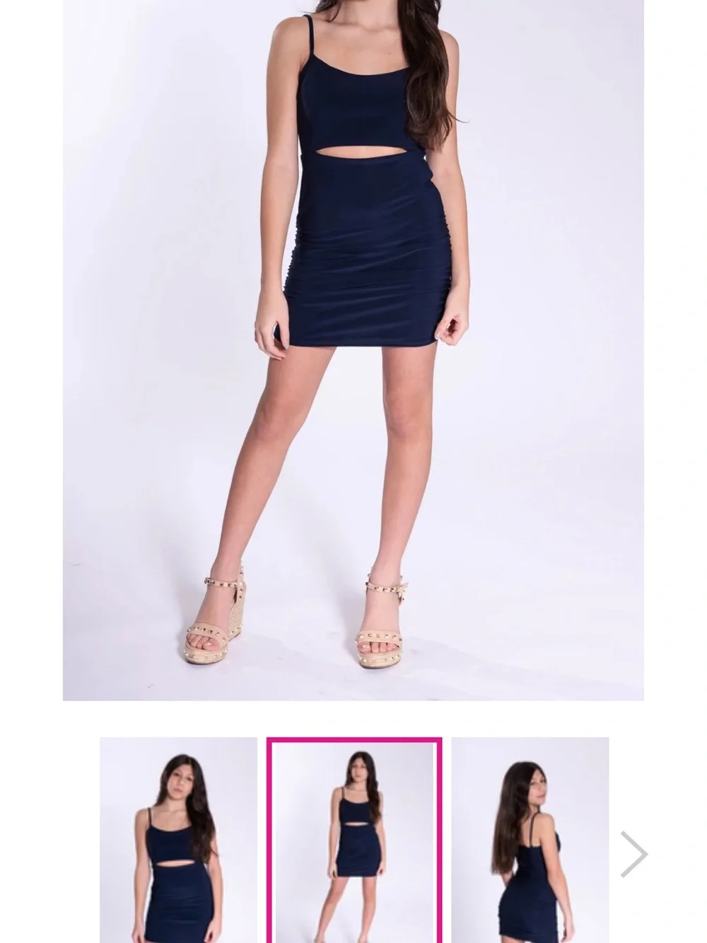 Cheryl Creations Peekaboo Cutout Dress